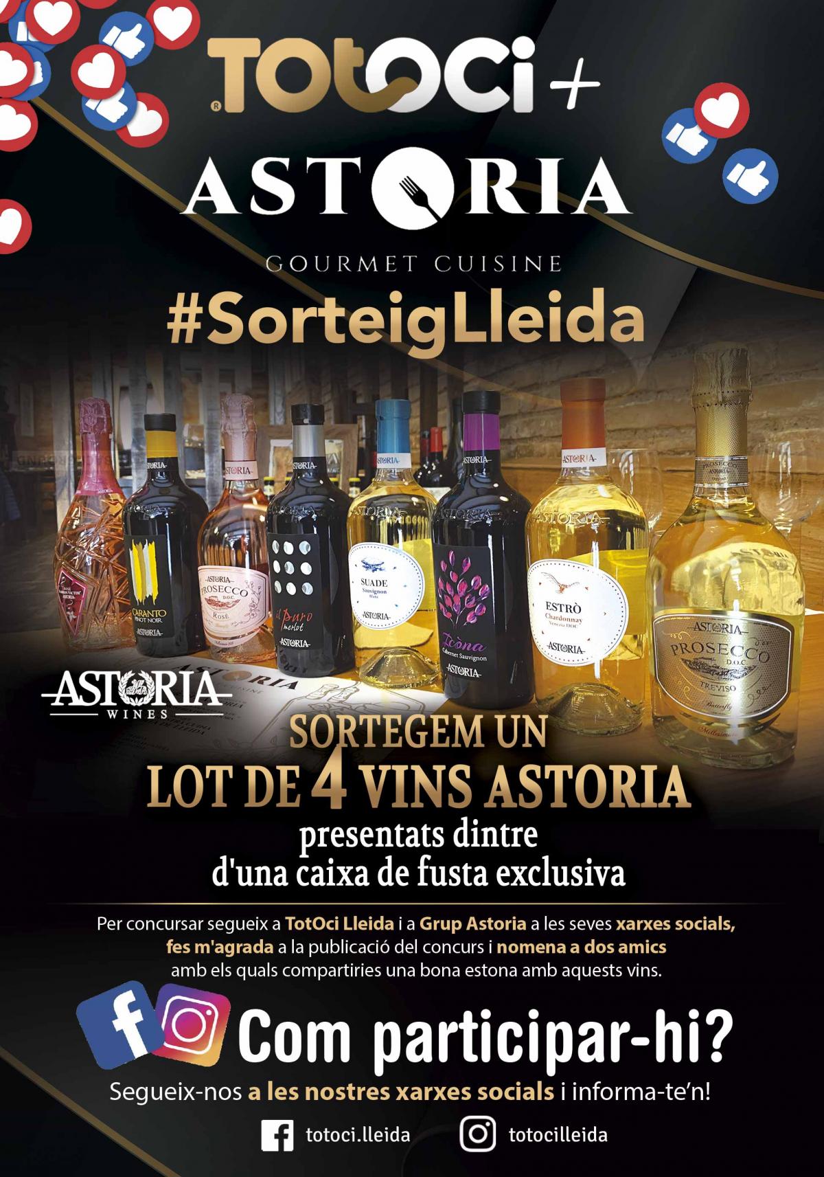 sorteo redes fescucut astoria