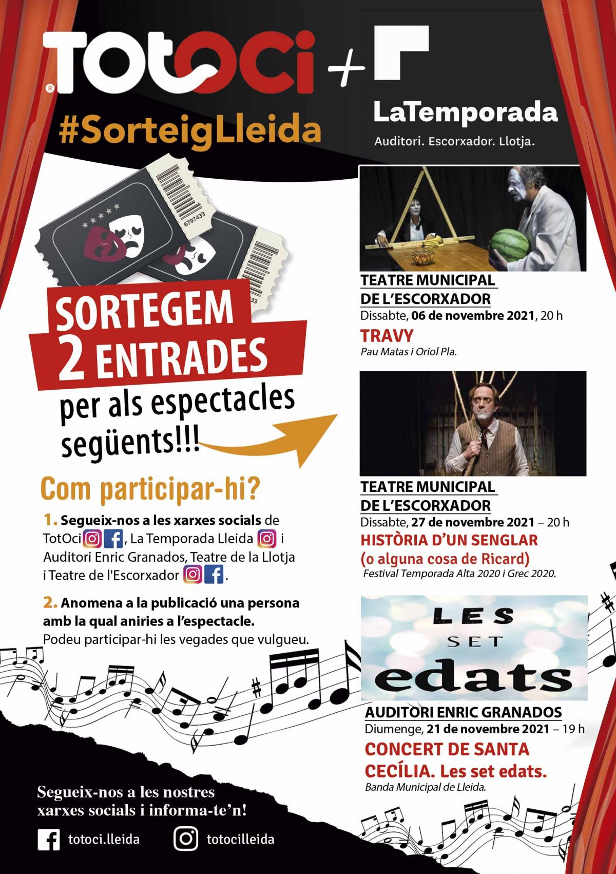sorteo totoci lleida la temporada lleida