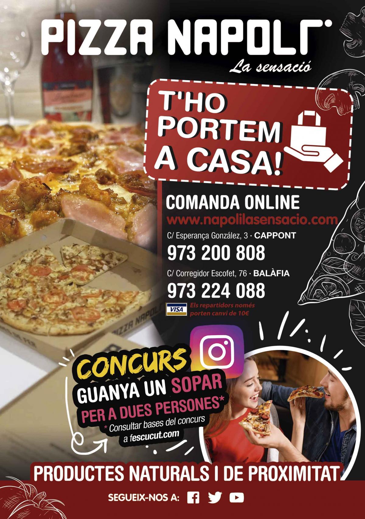 SORTEO TOTOCI LLEIDA PIZZA NAPOLI